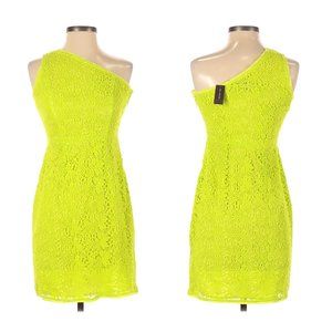 NWT The Limited Neon Eyelet One Shoulder Dress